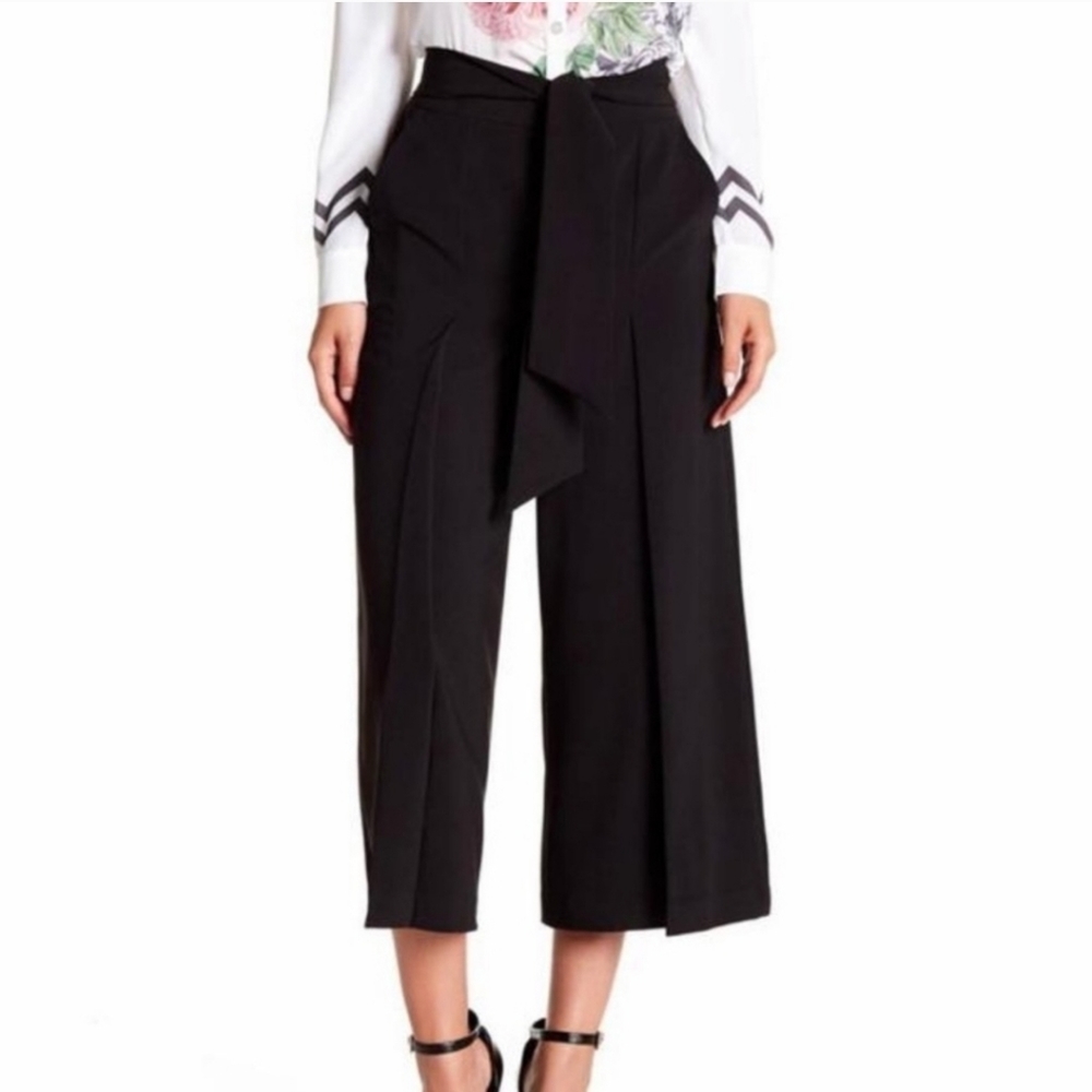 Ted Baker‎ Black Colette Pants/Coulotte Size 4